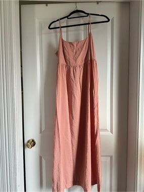 Women’s Spaghetti Strap Midi Dress - Pink